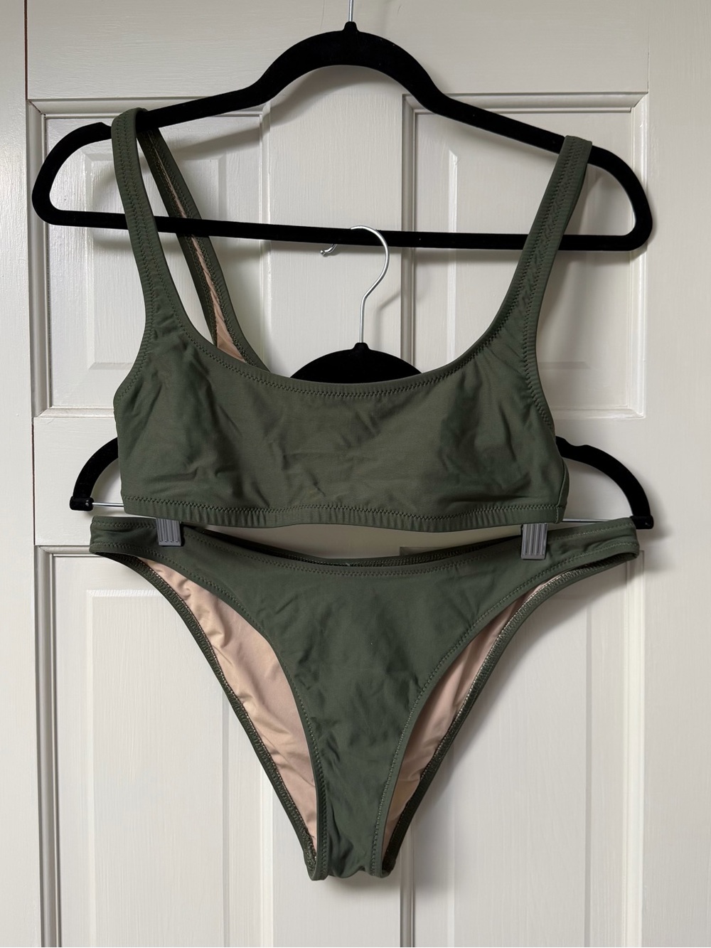 J Crew Olive Green Women's Bikini Set